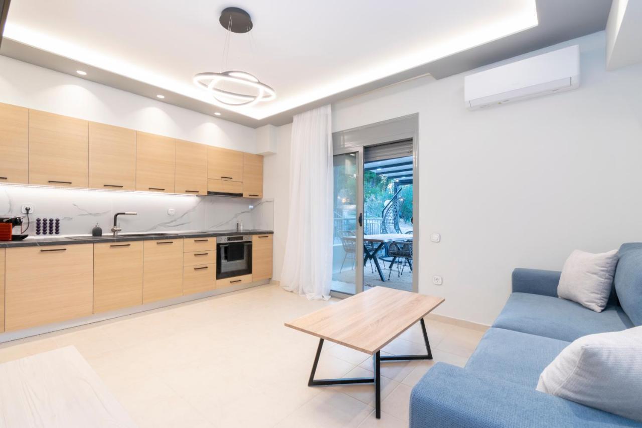 Sithoniars Luxury Ground Floor Apartment With Private Garden Neos Marmaras Zewnętrze zdjęcie
