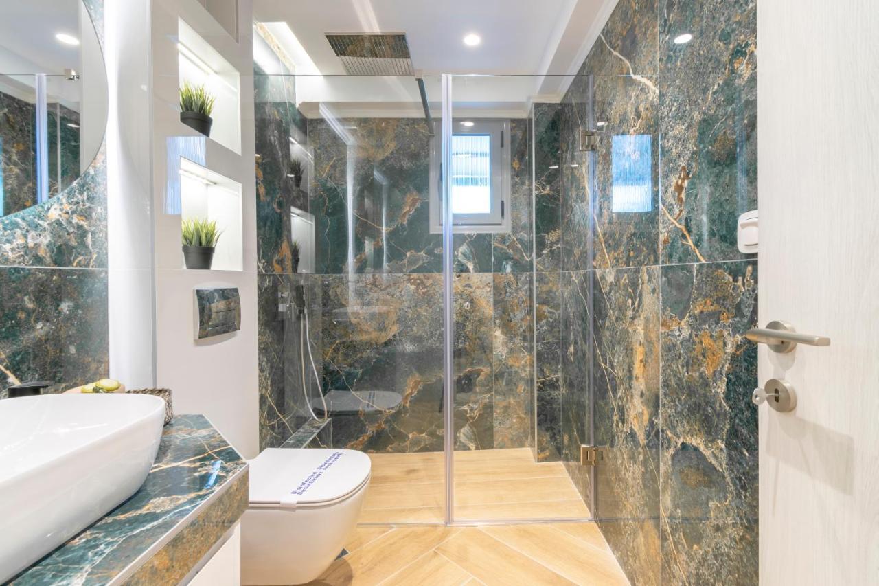 Sithoniars Luxury Ground Floor Apartment With Private Garden Neos Marmaras Zewnętrze zdjęcie