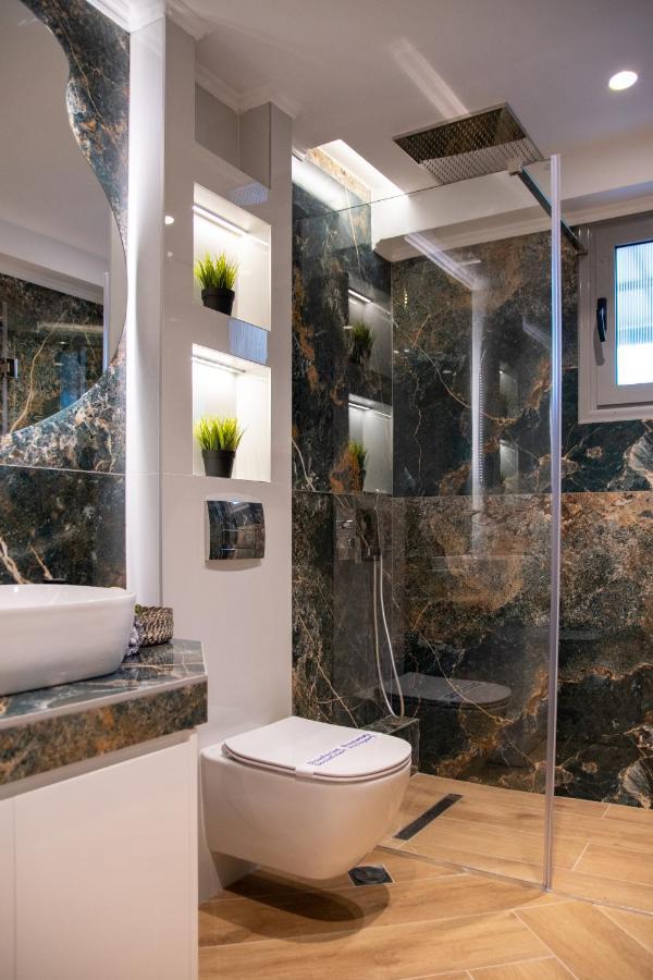Sithoniars Luxury Ground Floor Apartment With Private Garden Neos Marmaras Zewnętrze zdjęcie