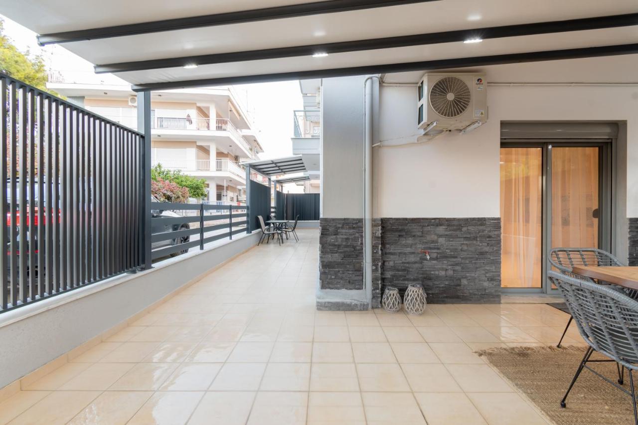 Sithoniars Luxury Ground Floor Apartment With Private Garden Neos Marmaras Zewnętrze zdjęcie