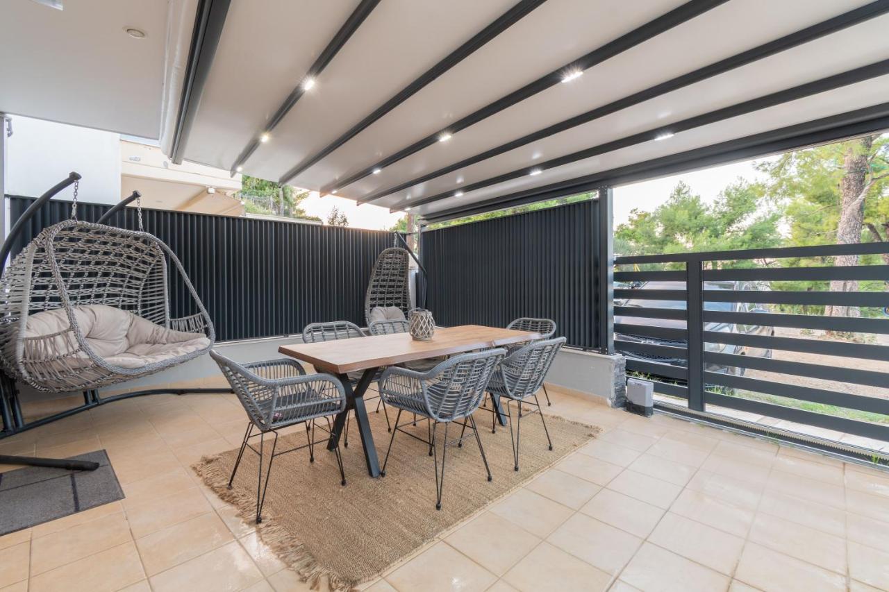 Sithoniars Luxury Ground Floor Apartment With Private Garden Neos Marmaras Zewnętrze zdjęcie