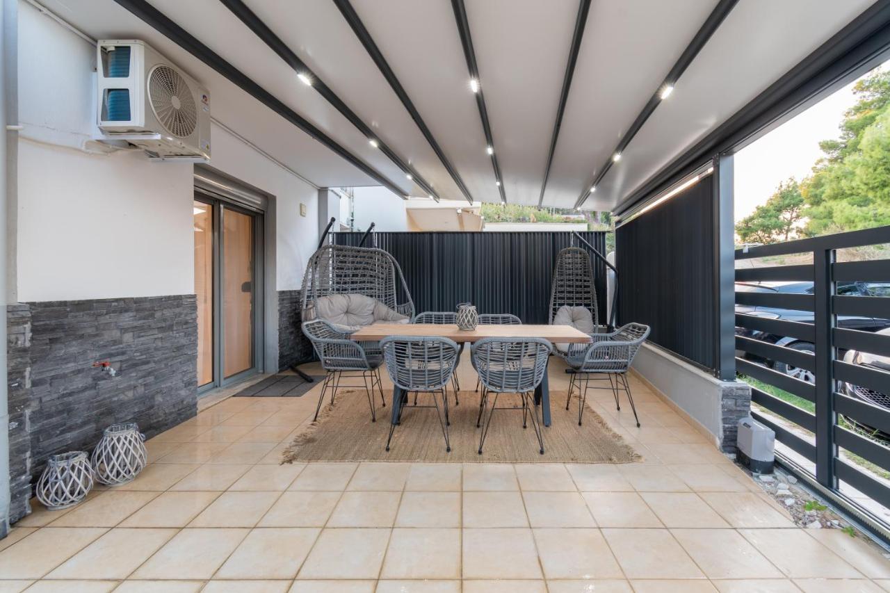 Sithoniars Luxury Ground Floor Apartment With Private Garden Neos Marmaras Zewnętrze zdjęcie