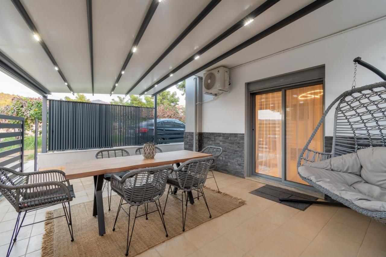 Sithoniars Luxury Ground Floor Apartment With Private Garden Neos Marmaras Zewnętrze zdjęcie